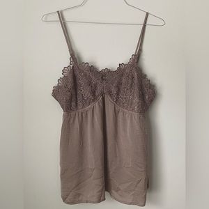 Light purple/gray camisole, size large